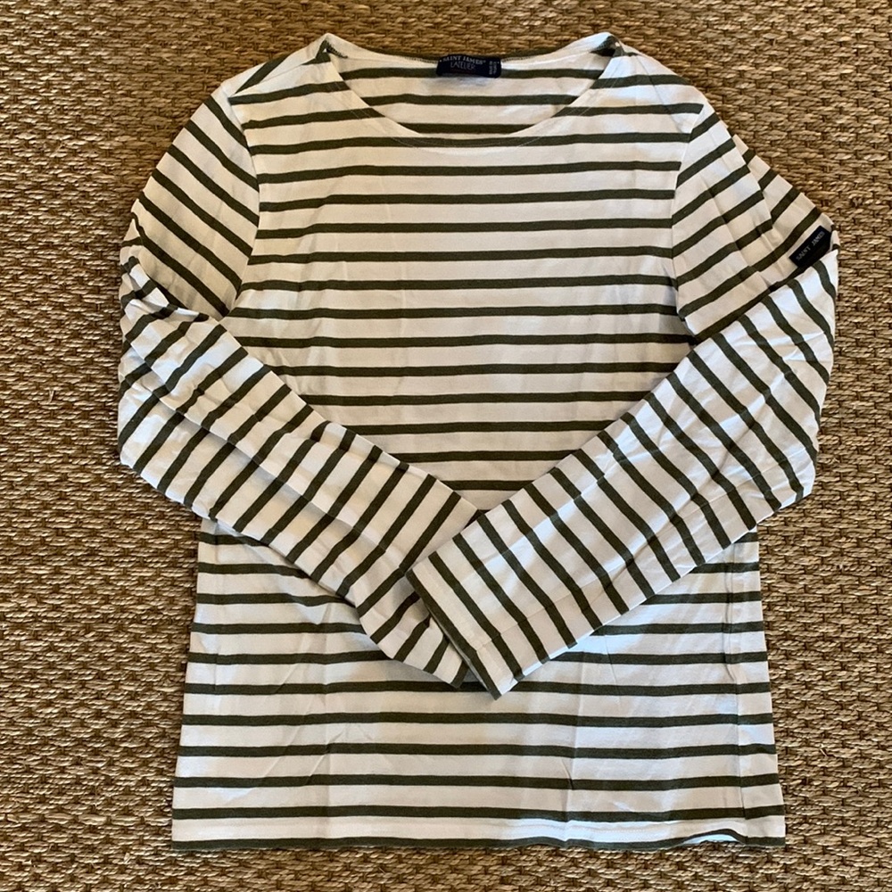 Saint James Neige-Algue Minquiers Modern Long Sleeve Tee